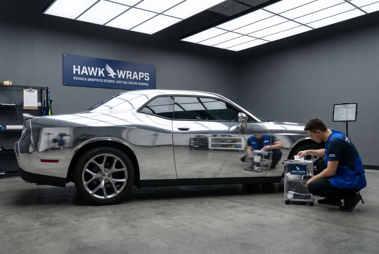 Dodge Challenger — Chrome Silver