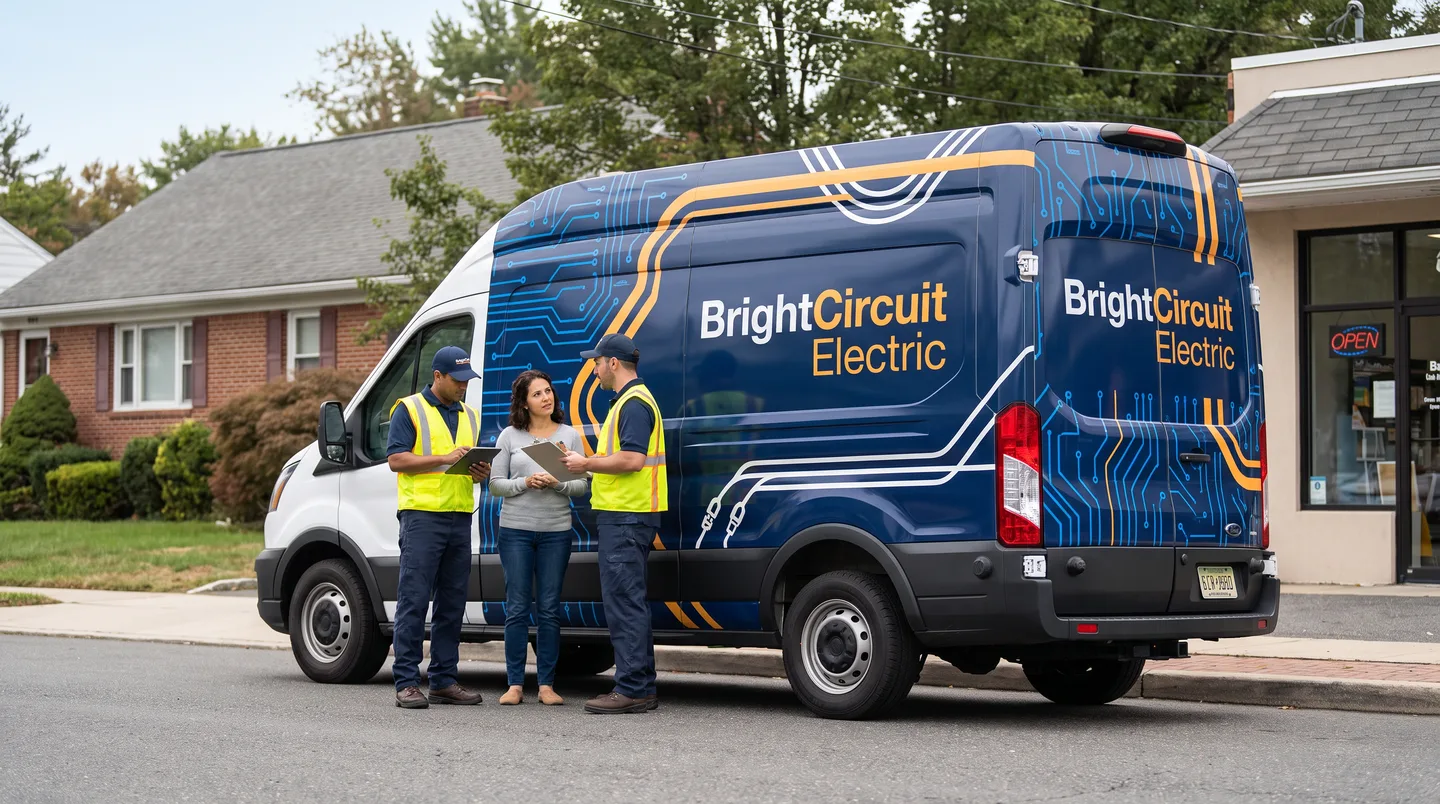 commercial vehicle wrap — branded service vehicle