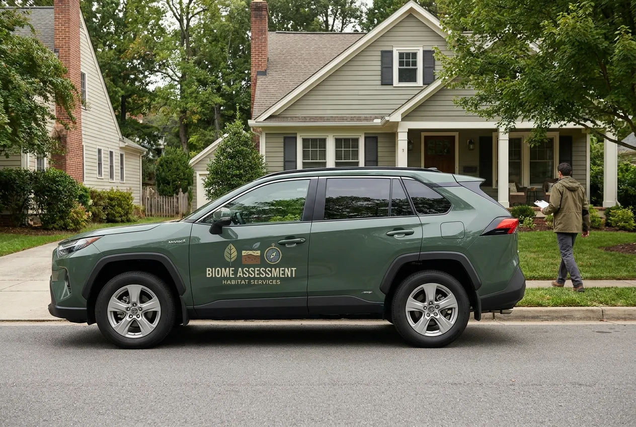 SUV — partial wrap — pest control