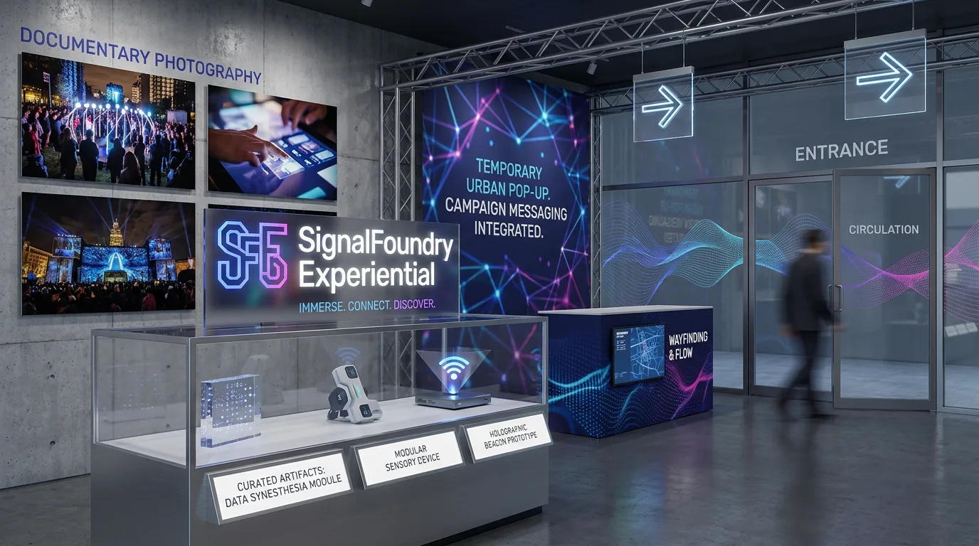 pop up event window wall and counter graphics