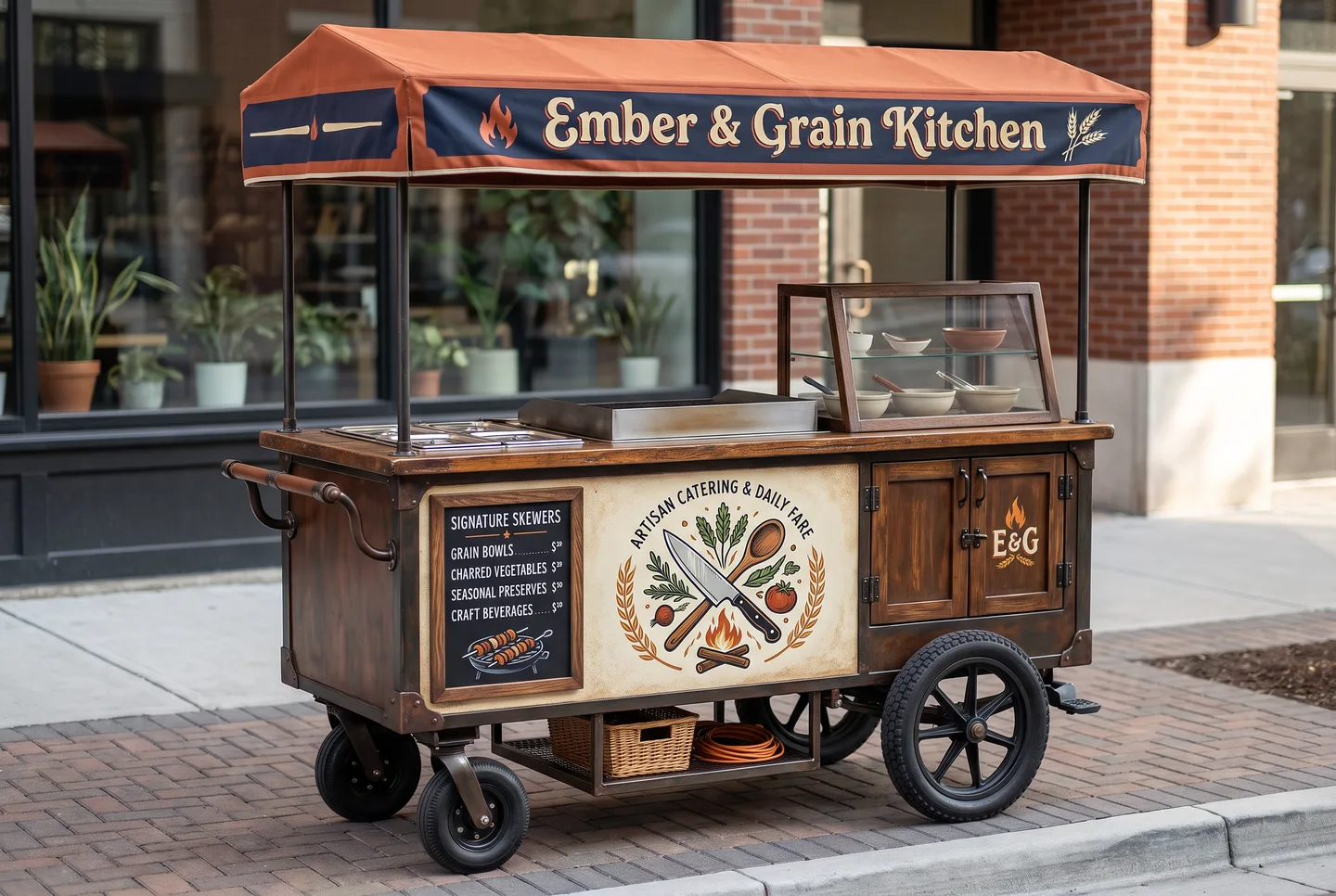 Compact Street Cart