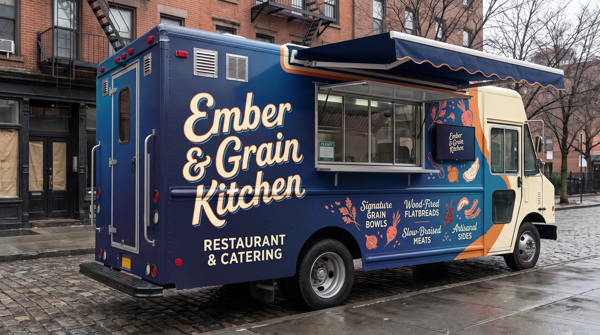 Food truck wraps