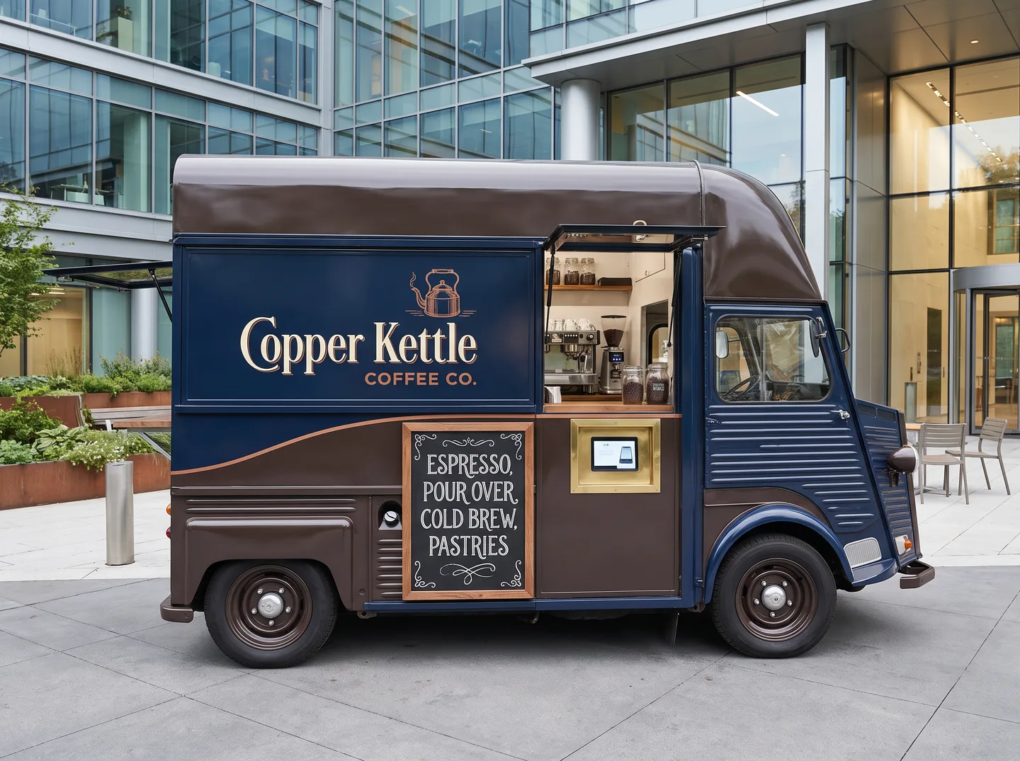 Food truck wrap