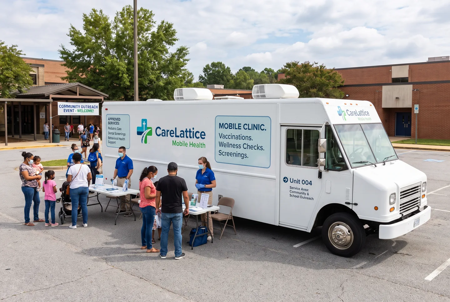 mobile dental clinic vehicle graphics concept