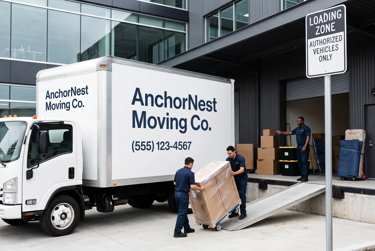 franchise moving truck graphics concept