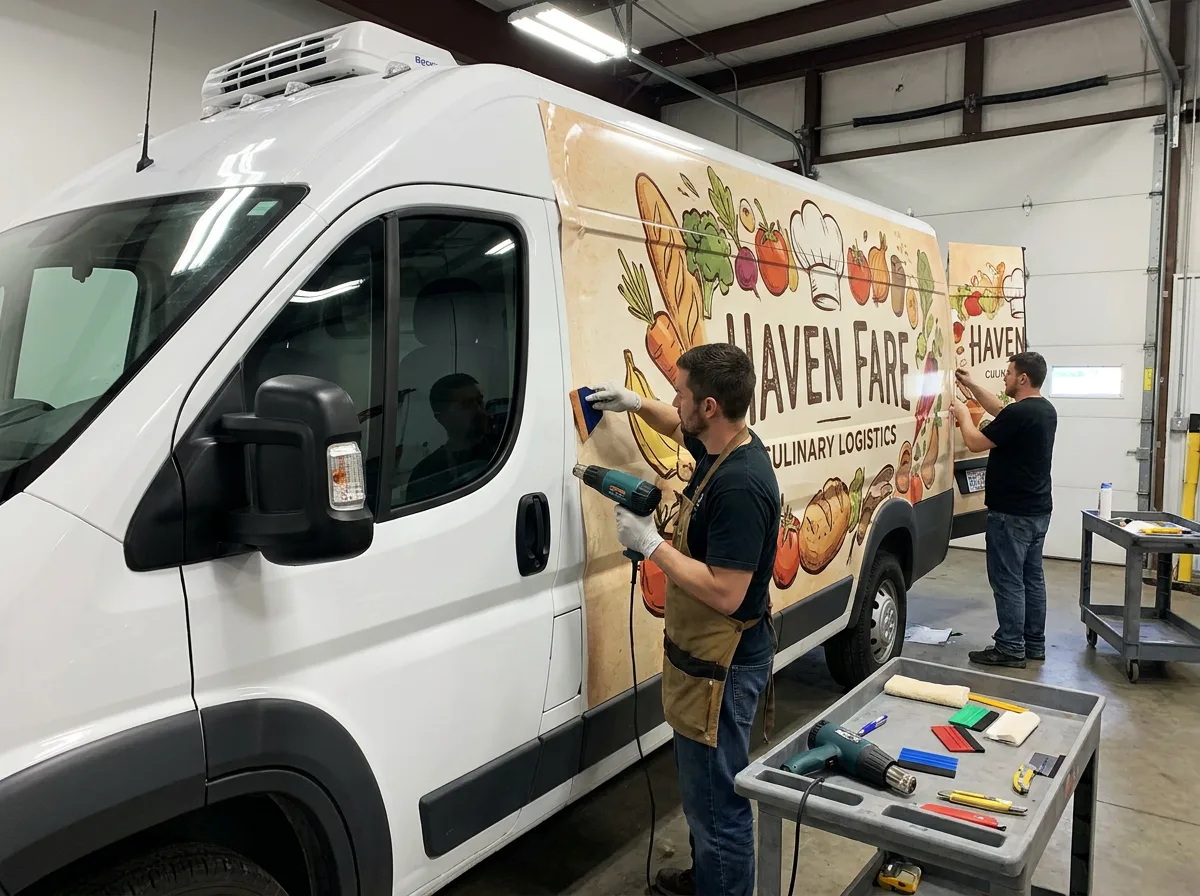 Vehicle wrap preparation and installation workflow