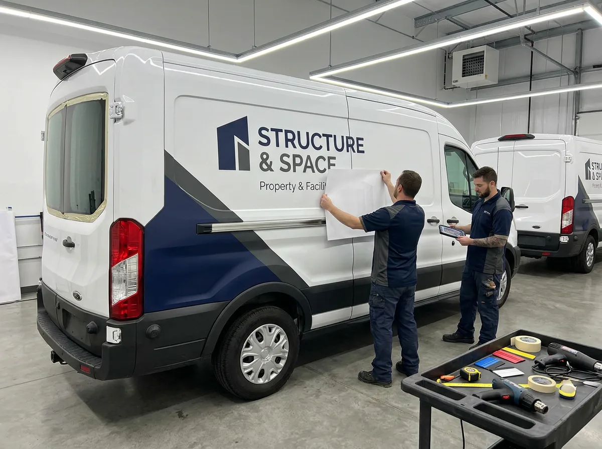 Vehicle wrap preparation and installation workflow