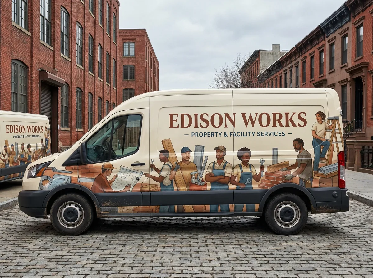 HVAC & Plumbing fleet working in Edison