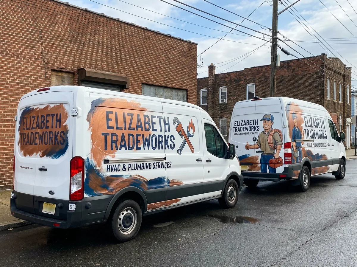 Delivery & Logistics fleet working in Elizabeth