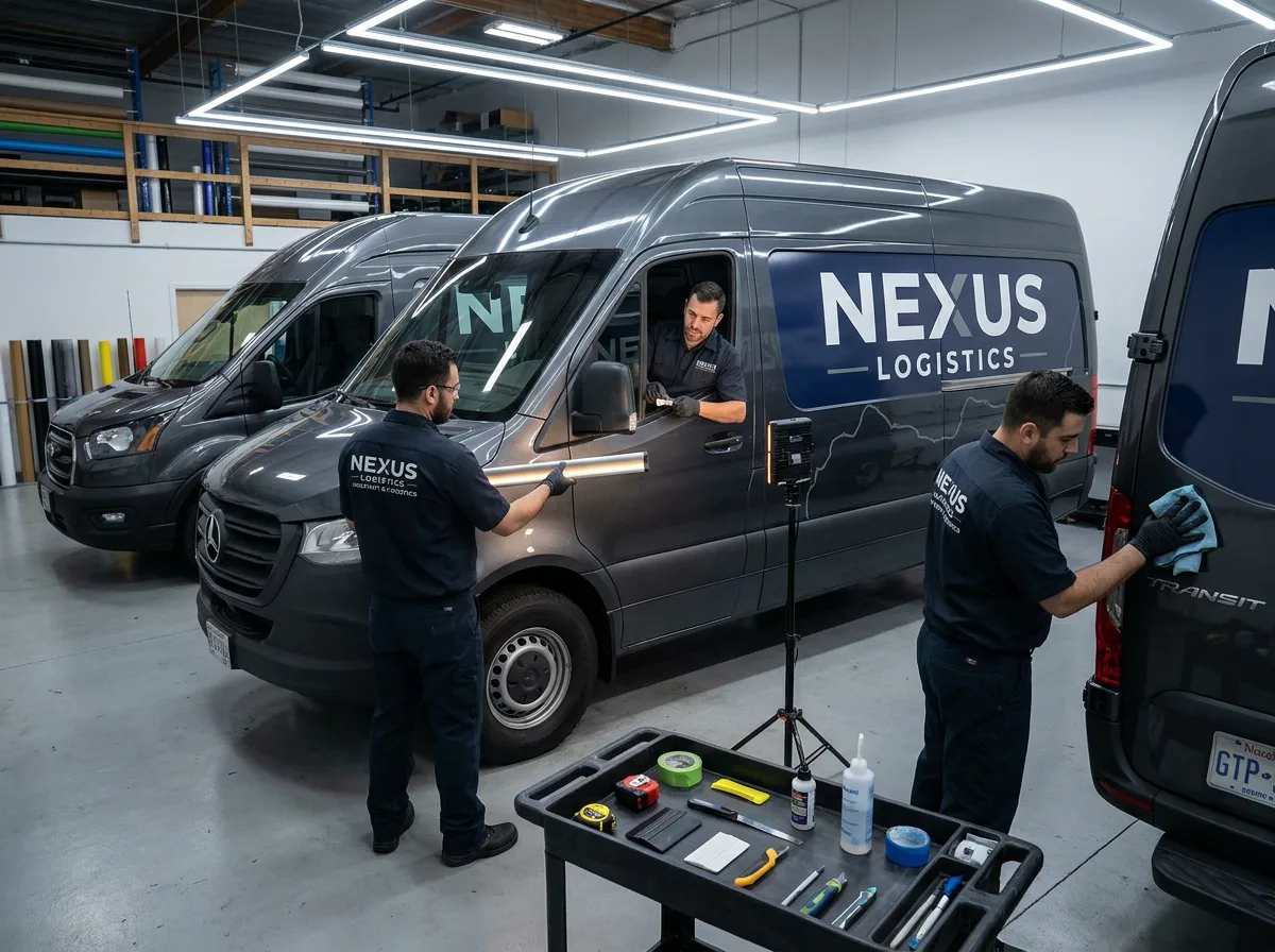 Vehicle wrap preparation and installation workflow