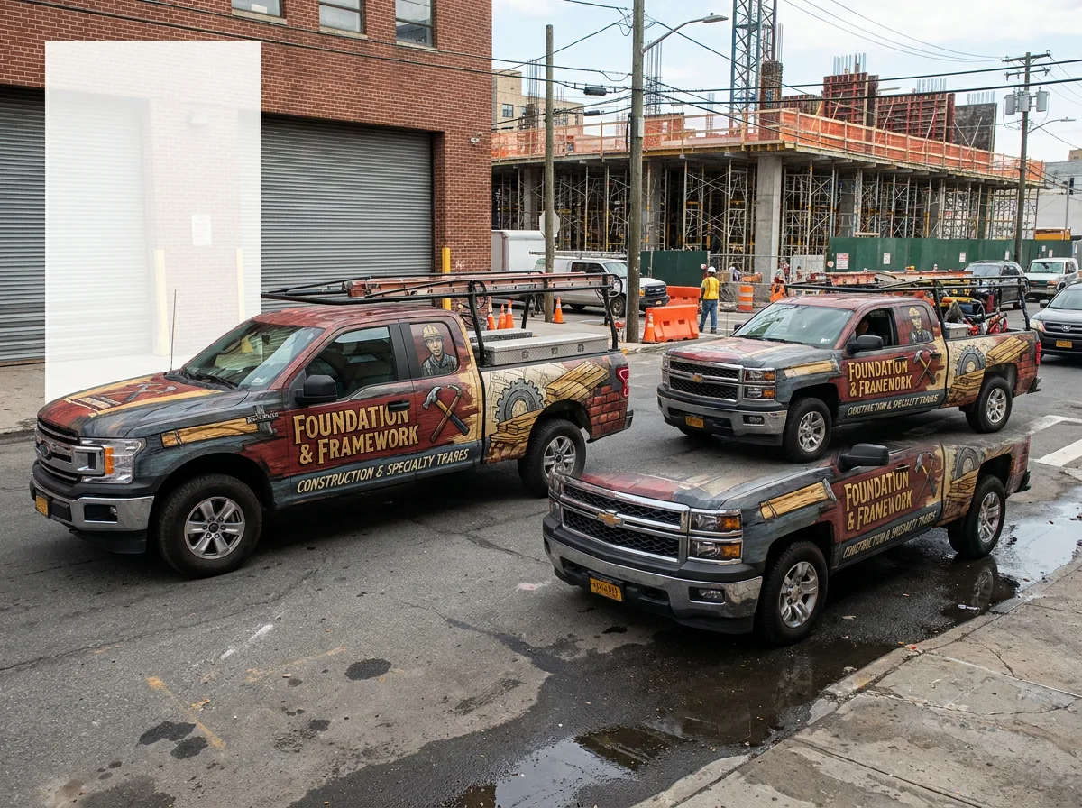 Delivery & Logistics fleet working in Newark