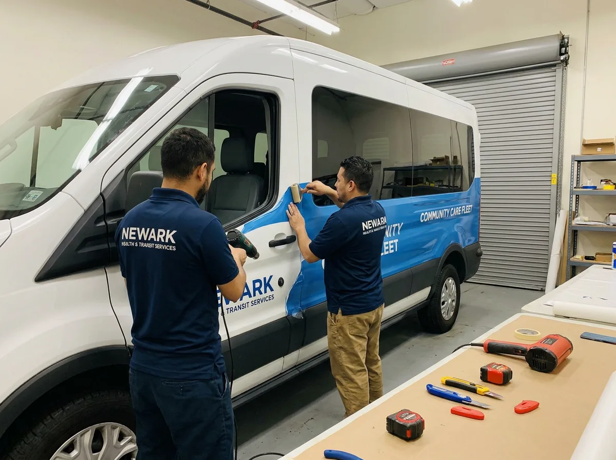 Vehicle wrap preparation and installation workflow