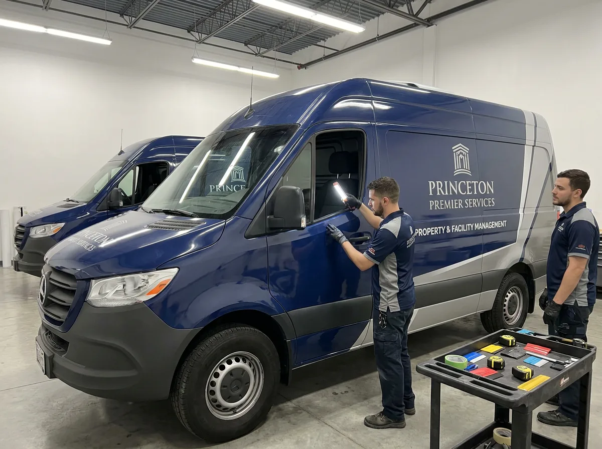 Vehicle wrap preparation and installation workflow