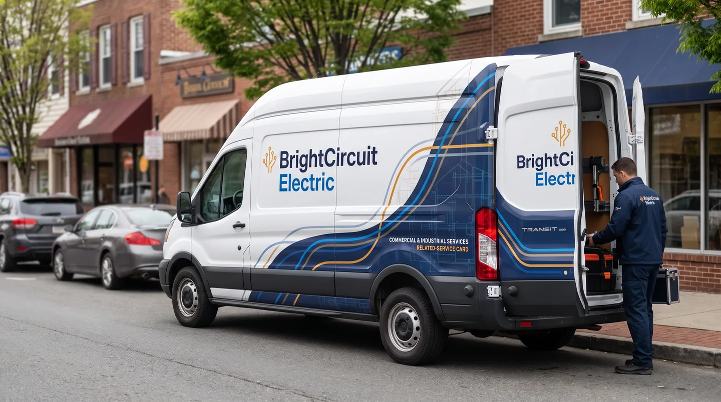 commercial vehicle wrap — long-term branded van