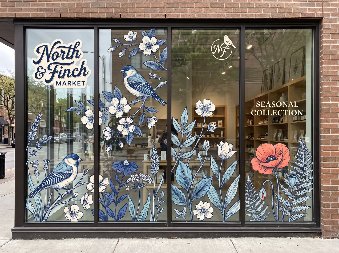 Full-Color Window Decals and Murals