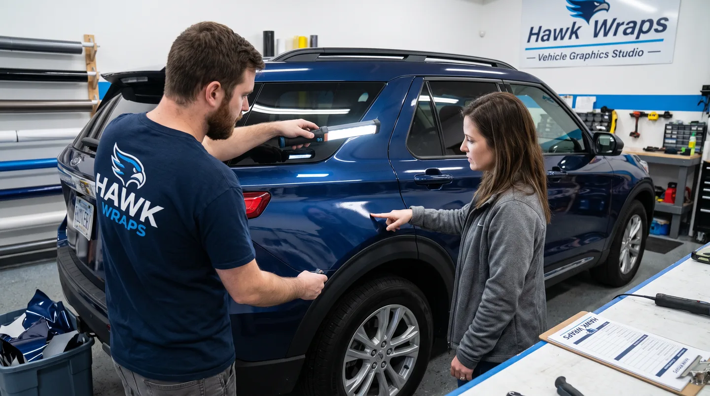 personal SUV with original finish revealed for owner assessment